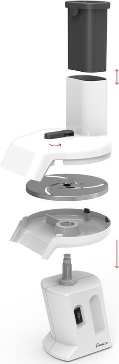 Produktbild Tromco Elektro-Scheibenraffel Z1 mit Scheibe 1, 2, 3, 4