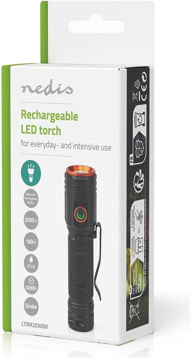 Produktbild Nedis LED-Taschenlampe (2.80 cm, 2000 lm)