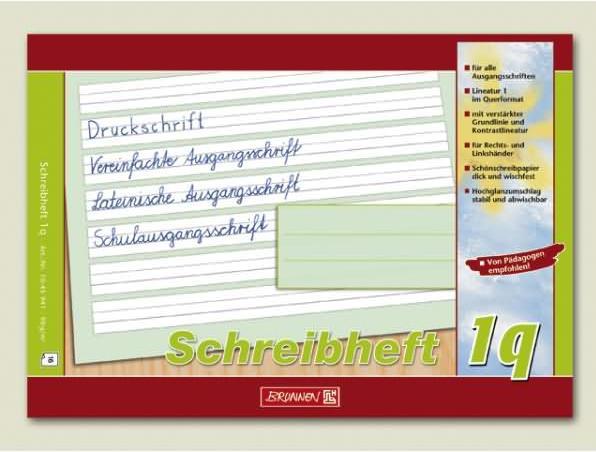 Produktbild Schreibheft A5 quer Lin1q 16 Bl. 1045941 (Harter Einband)