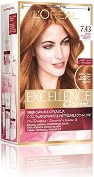 Actual product image L'Oréal Paris L'Oreal Paris Excellence Cream coloring 7.43 copper blonde golden - 0258898 (7.43 Copper Gold Blonde)