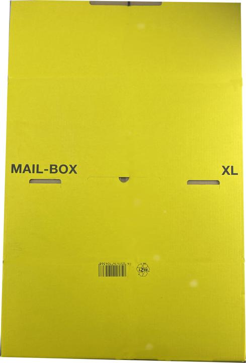 Image du produit Smartboxpro Carton d'expédition de colis MAIL BOX, taille : XL, jaune (46.5 x 34.5 x 18 cm, 1 x)