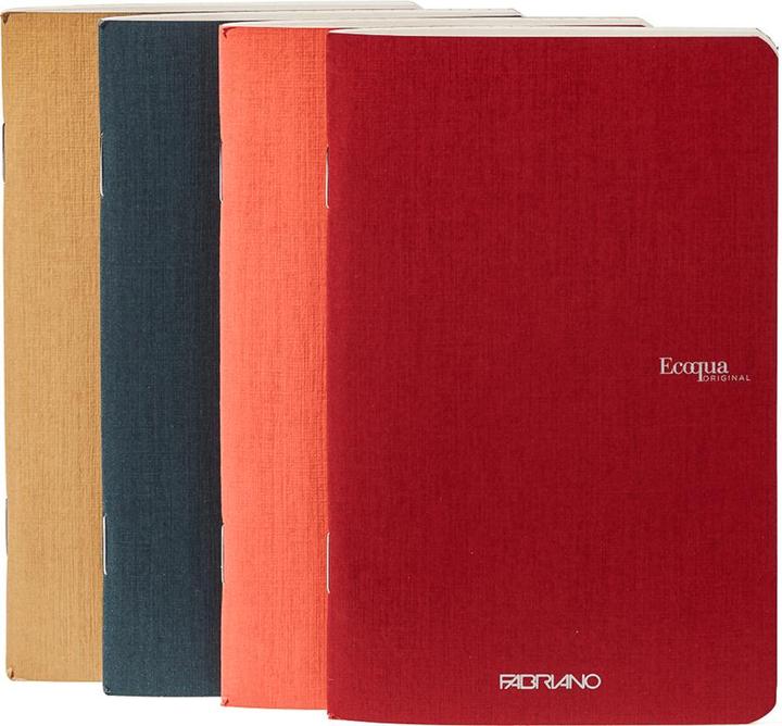 Actual product image Fabriano Notebook EcoQua spiral bound squared Nero (A4, Checked, Soft cover)