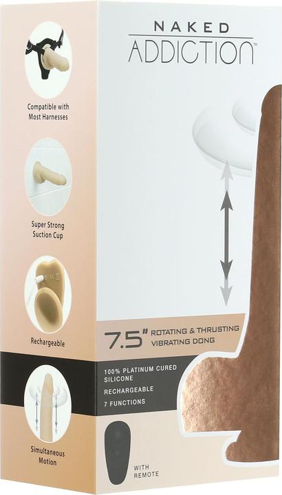 Produktbild Naked Addiction Realistischer rotierender Dildo mit Fernbedienung