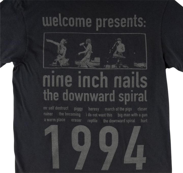 Actual product image Welcome Welcome X Nine Inch Nails Hurt Graphic T-Shirt (L)