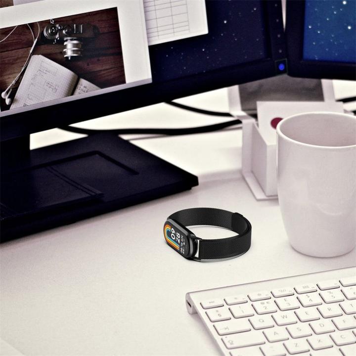 Produktbild Tech MilaneseBand Strap for Xiaomi Smart Band 8 / 8 NFC - Silver (Edelstahl)
