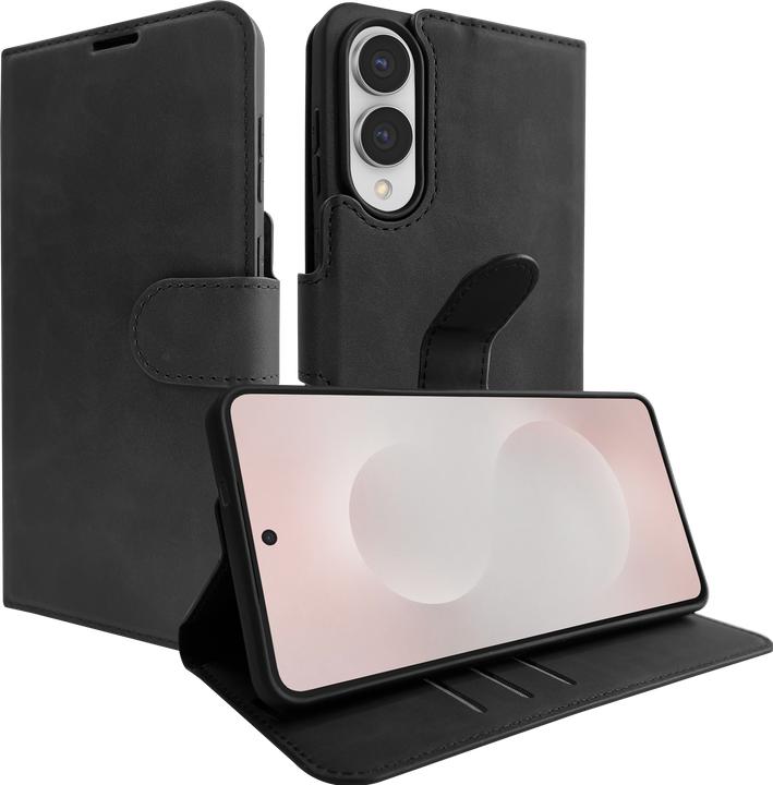 Actual product image Cazy Premium-Geldbörsen-Etui, Magnetisches Geldbörsen-Etui, Kartenfächer, Ständer (Samsung Galaxy S25 Edge)