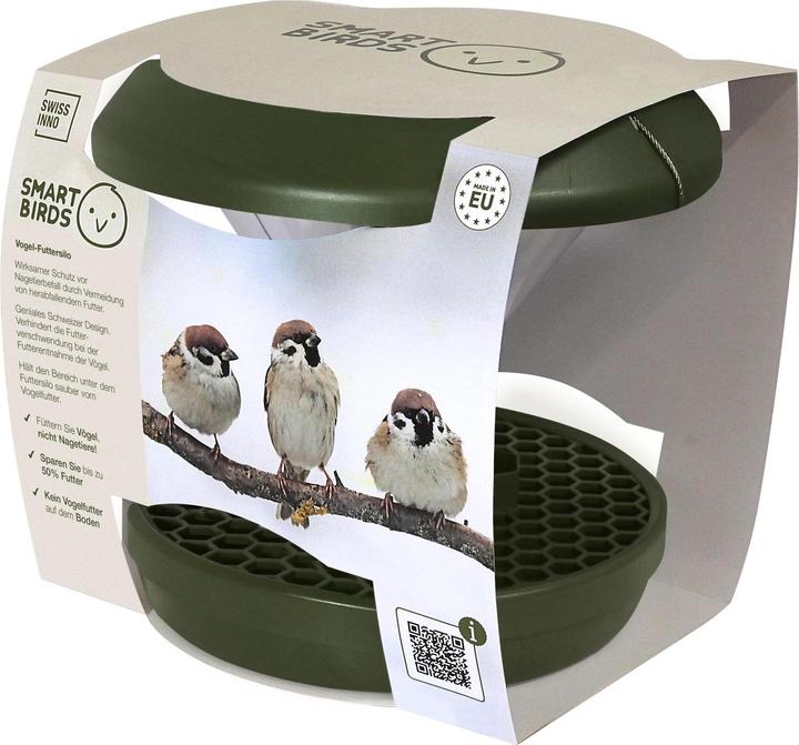 Image du produit Swissinno Vogel-Futtersilo "Davos" SMART BIRDS. Grün