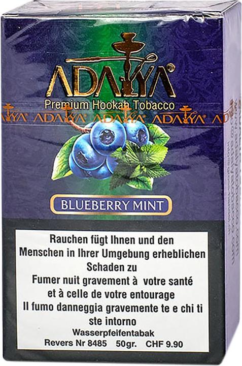 Adalya Tabak Blueberry Mint 50g (Blaubeere, 50 g)