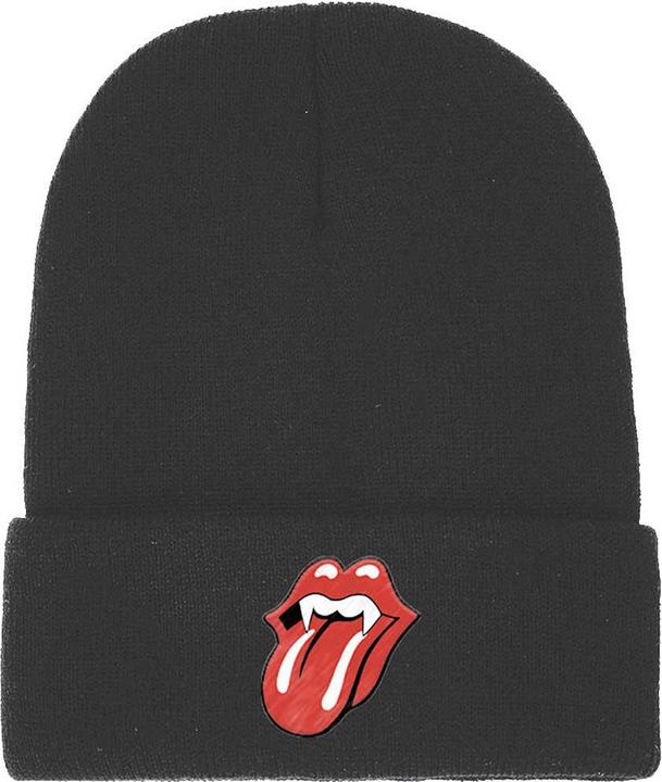 Actual product image The Rolling Stones Unisex Adult Fangs Logo Beanie