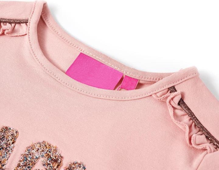 Immagine prodotto VidaXL Camicia a maniche lunghe per bambini rosa chiaro 92,Materiale: 95% cotone. 5 (92)