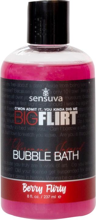 Produktbild Sensuva Big Flirt Pheromone Bubble Bath Berry Flirty 237 ml (237 ml, Badeperlen)