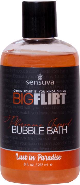 Sensuva Big Flirt Pheromone Bubble Bath Lust in Paradise 237 ml (237 ml, Bath pearls)