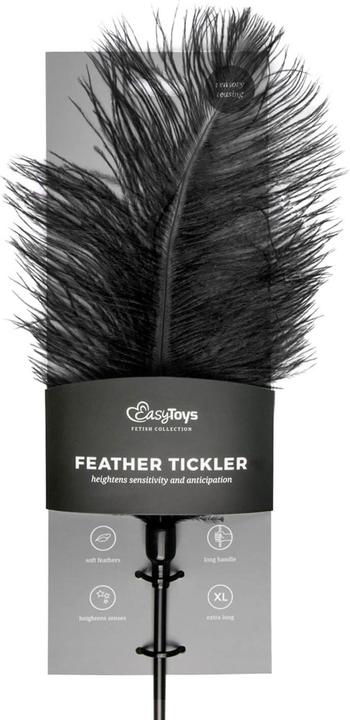 Productafbeelding Fetish Collection Zwarte veren kietelaar