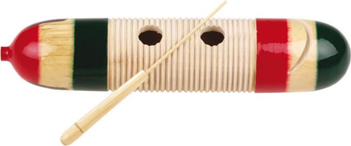 Image du produit Betzold Musik Guiro mexicain en bois, forme concombre (Guiro)