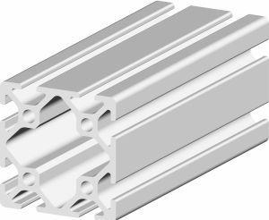 Actual product image Rs Pro Aluminium strut profile 40 x 40, 8-fold groove 5mm, length 2m