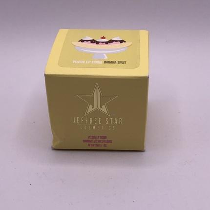 Actual product image Jeffree Star Banana Fetish Velvet Lip Scrub Bananasplit - Rare - NEW IN BOX