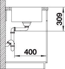 Produktbild Blanco Lemis 45 S-IF Mini (Einbauspüle, 60.50 cm, 50 cm)
