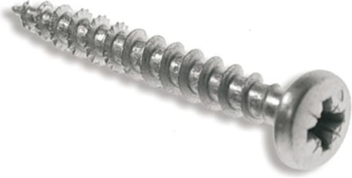 Actual product image Dönges Chipboard screw panhead Z, cross recess PZ, 4.0 x 20 mm (1000 Screws per piece)