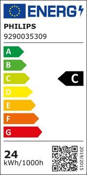 Energie-Label Philips PHIL LED-Leuchtmittel (E27, 24 W, 3850 lm, 6 x, C)