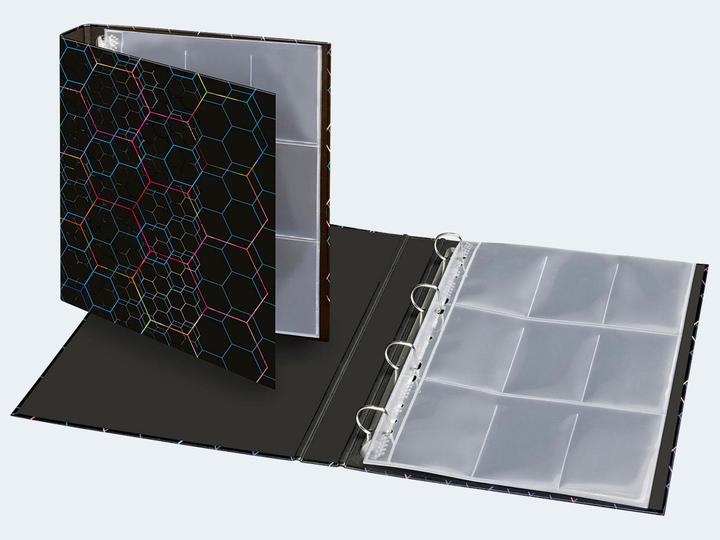 Actual product image Veloflex 1143980 - A4 ring binder with 10 pockets, 4-ring mechanism, filling height 25 mm, ring binder (A4)