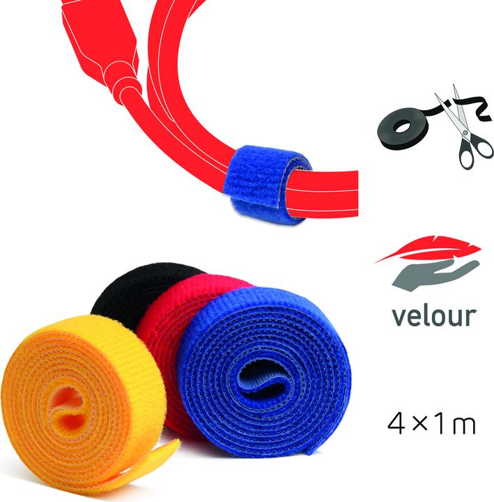 Produktbild Label-the-cable Doppelseitige Klettbandrolle (16 mm)