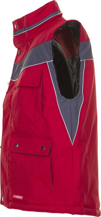 Actual product image Planam Plaline work waistcoat winter waistcoat red slate size XS (XS)