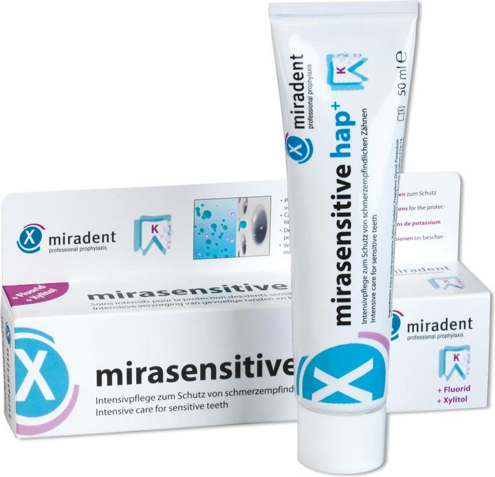 Image du produit Miradent Mirasensitive hap+ soins intensifs (50 ml)