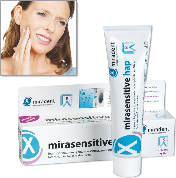 Image du produit Miradent Mirasensitive hap+ soins intensifs (50 ml)