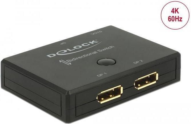 Actual product image Delock 2 Port DP Switch&Distributor