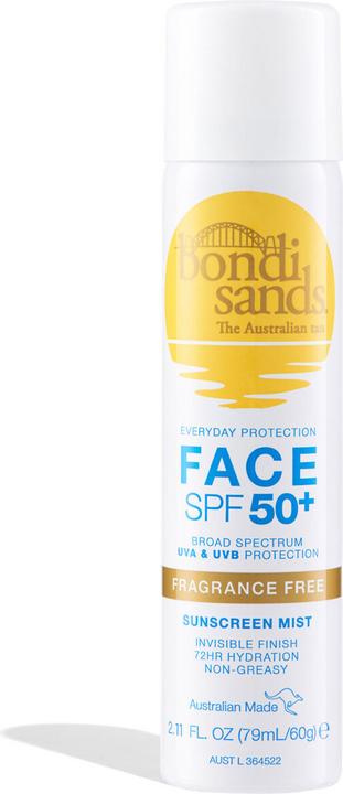 Produktbild Bondi Sands SPF 50+ Fragrance Free Face Mist 79 ml (Sonnencreme Gesicht, SPF 50, 79 ml)