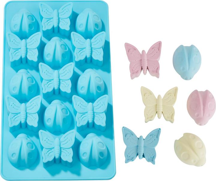 Produktbild Hobby Fun Giessform Marienkäfer und Schmetterlinge 1 Stück