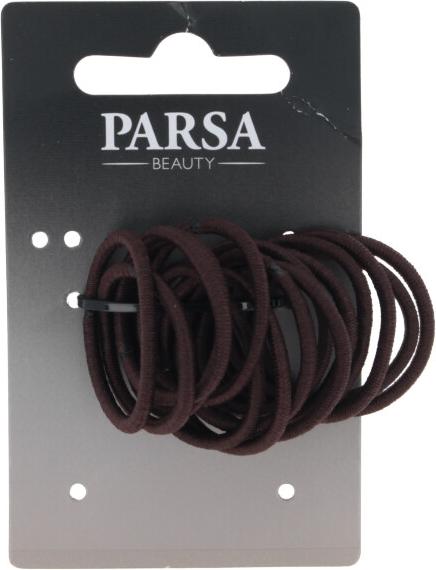 Immagine prodotto Parsa Beauty Porta trecce Parsa mini, sottile, senza metallo, marrone (Elastico per capelli)