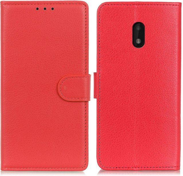 Actual product image MU Classic Litchi Leather Bookcover Series (Nokia C1 Plus)
