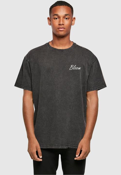 Actual product image Merchcode Flowers Bloom Acid Washed Heavy Oversized Tee - 117597 (4XL)