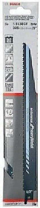 Actual product image Bosch Professional Zubehör PRO Thick Metal Demolition S1130CF blade, 1.6 x 22 x 225 mm, 5 pcs.