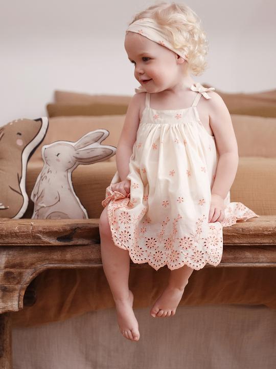 Produktbild Vertbaudet Mädchen Baby-Set: Kleid & Haarband (68)