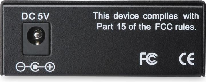 Immagine prodotto Digitus Media Converter Singlemode BiDi WDM Gigabit Ethernet Tx1550nm / Rx1310nm SC Socket fino a 20km