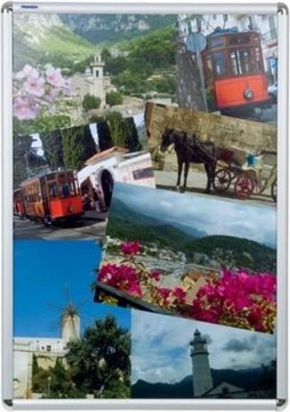 Immagine prodotto Franken Cornice per poster DIN A3, profilo di 25 mm cornice a scatto in alluminio anodizzato argento (A3)