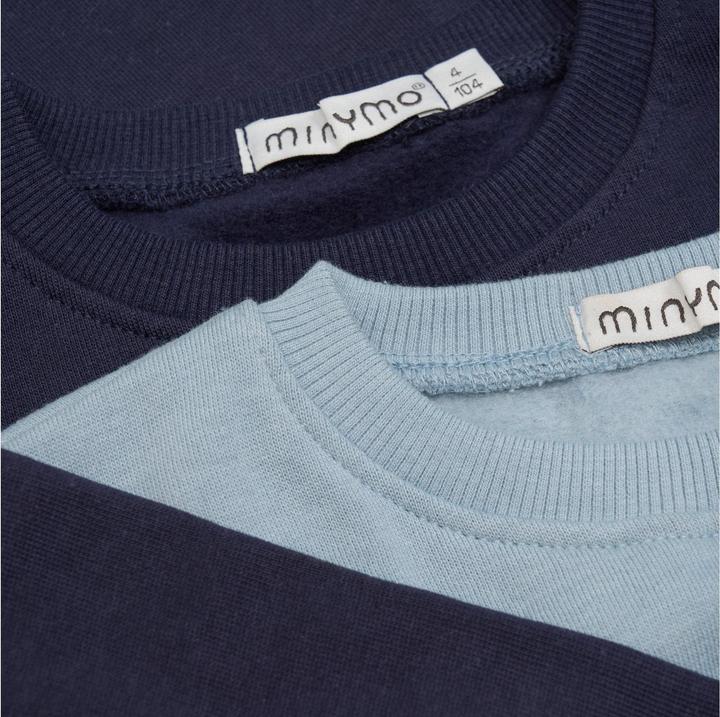 Immagine prodotto Minymo Set di 2 camicie a maniche lunghe Dark Navy taglia 98 (98)