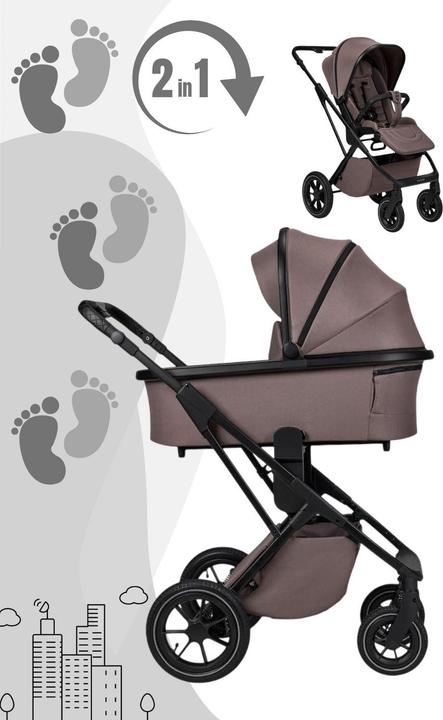 Actual product image Moon PIÙ Kinderwagen / Kombikinderwagen
