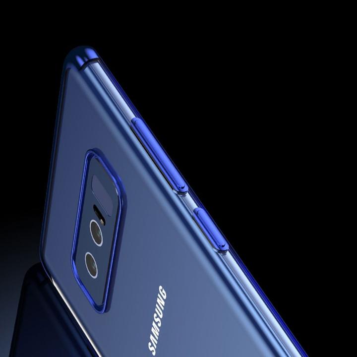 Produktbild König Design Handy Hülle Schutz Case für Samsung Galaxy Note 8 Durchsichtig Transparent Rot (Samsung Galaxy Note 8)