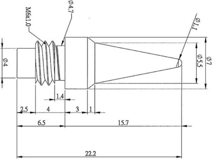 Actual product image Velleman Spare Bit For Gas Soldering Iron (Spare)