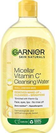 Garnier Brightening Micellar Water With Vitamin C Skin Naturals - 700 Ml (Reinigungstücher, 700 ml)