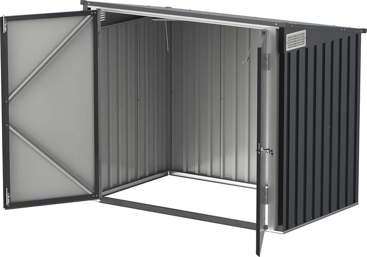 Tepro Box pour poubelles, anthracite/blanc