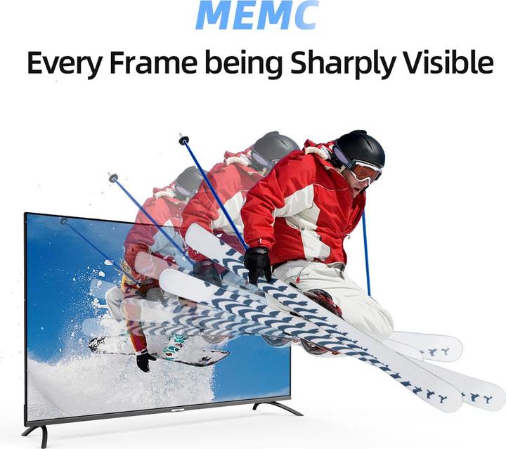 Actual product image CHiQ U55QM8V (139 cm(55 inch), black, UltraHD/4K, triple tuner, Android) (55", QLED, 4K)