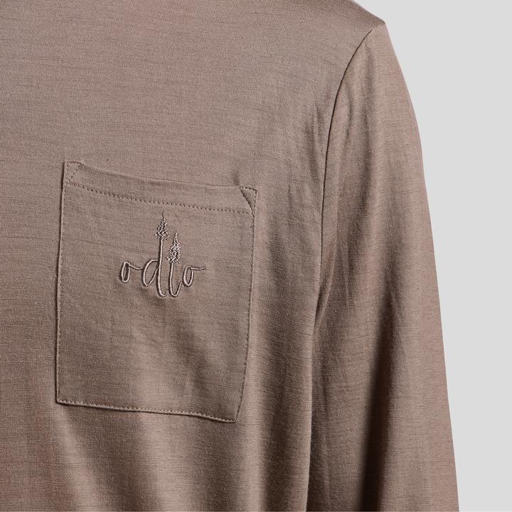 Actual product image Odlo T-shirt crew neck l/s MERINO 200 POCKET (XXL)