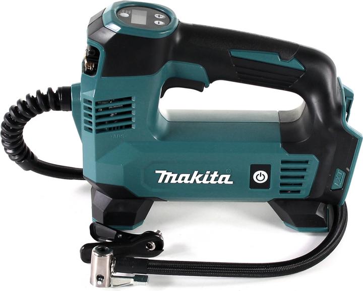Actual product image Makita DMP 180 RG Battery compressor 18 V 8.3 bar + 2x battery 6.0 Ah + charger (8.30 bar, 12 l)
