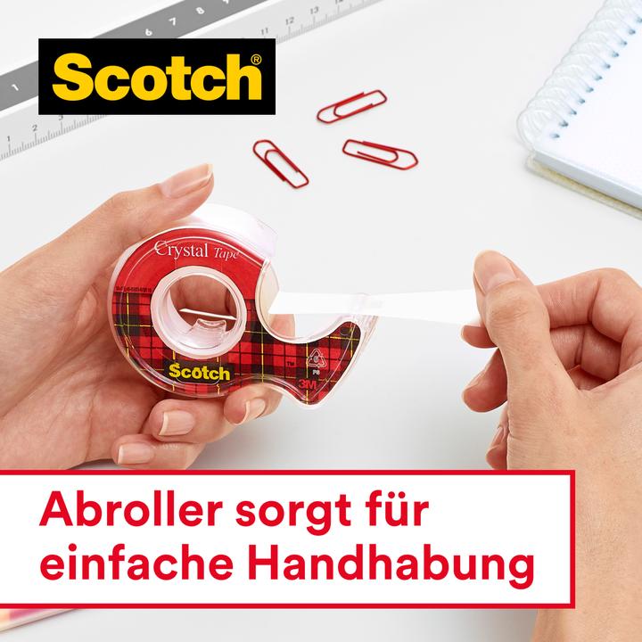 Actual product image Scotch Crystal adhesive tape value pack (19 mm)