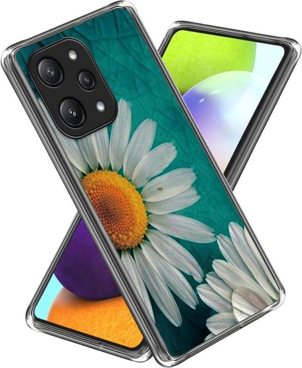 Actual product image Cover-Discount Xiaomi Redmi 12 - Cover mobile phone case IMD daisies (Xiaomi Redmi 12)