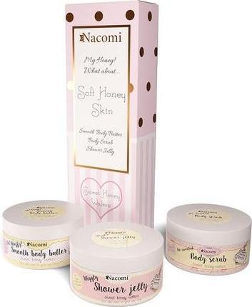 Nacomi Honey Waffles Body Wash Jelly 100G + Body Scrub 125G + Body Butter
